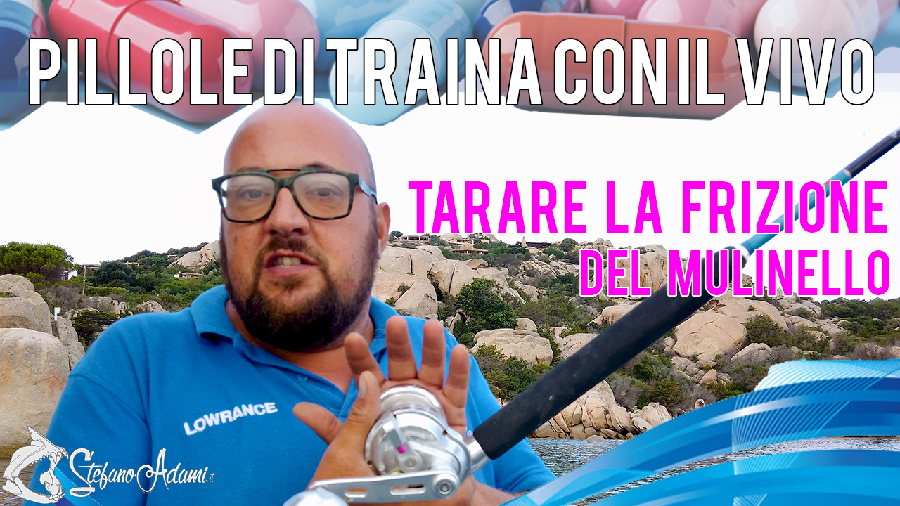 Come tarare la frizione, pillole di traina col vivo, episodio 8